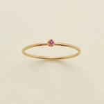 Load image into Gallery viewer, Dainty Treasure Birthstone Ring
