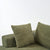 Dakar 4-Seat Minimalist Modular Sofa in Green