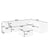 7-Seater Modular Foam Sofa In Green Minimalist Design