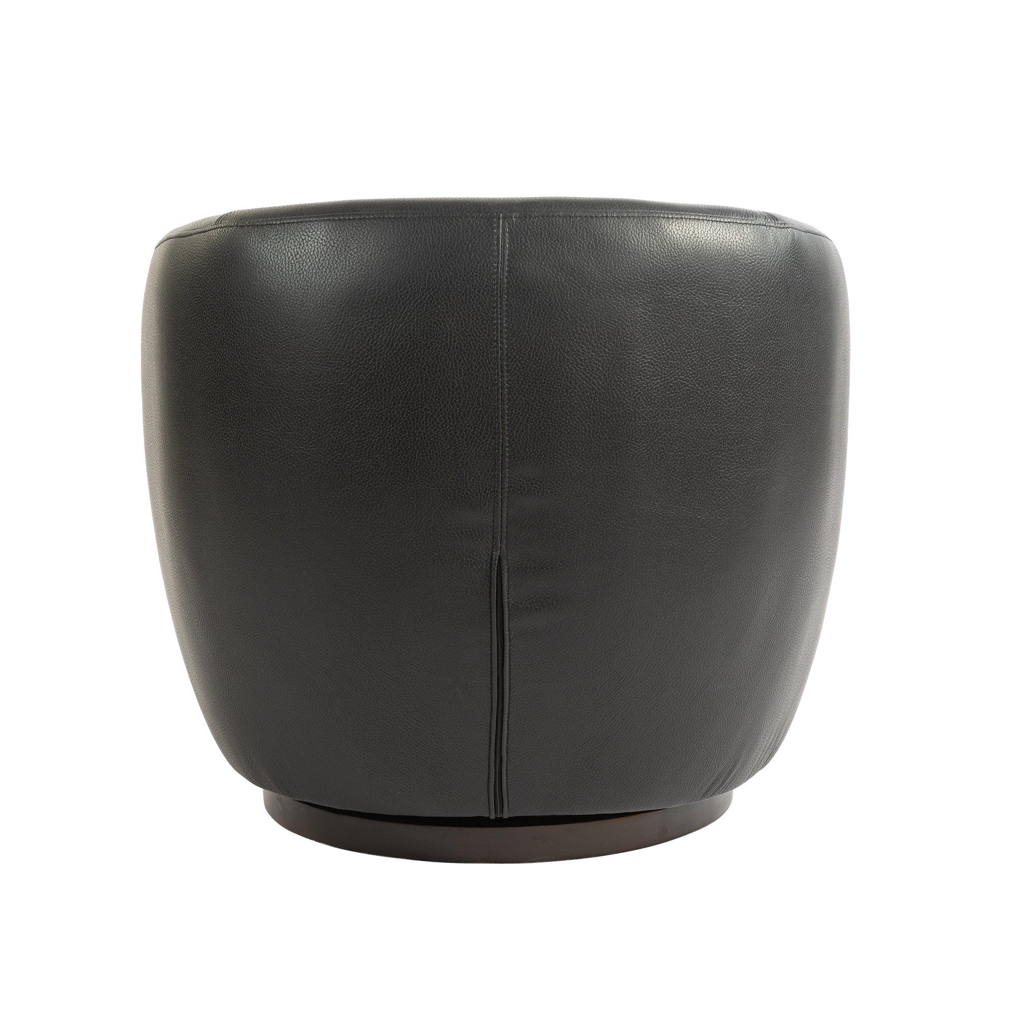 Modern Black Swivel Accent Armchair