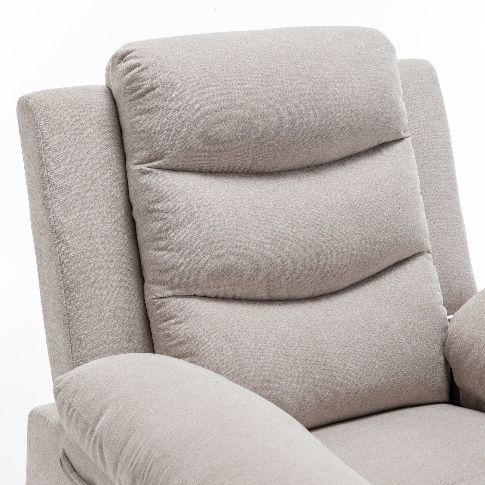 Power Recliner Chair with Adjustable Massage Function - Velvet Electric Armchair With Heating System & Side Pockets