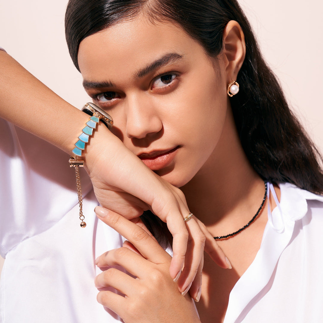 Minimalist Glitter Apple Watch Bands for Women