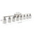 Aestin's Iron & Glass 8-Light Bathroom Vanity Light