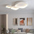 Contemporary Wave Flush Mount Ceiling Light