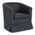 Black Swivel Chair with 360° Rotation and Comfortable Cushions