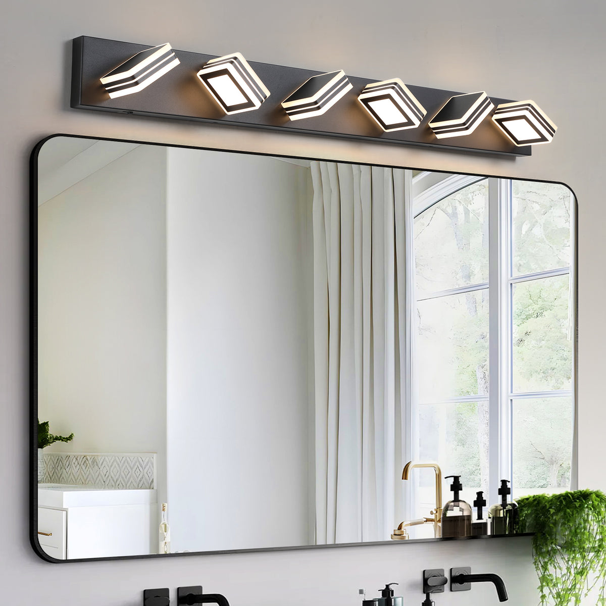 Aestin&#39;s Sleek Modern 6-Light LED Vanity Light