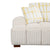 Accra 2-Seat Minimal Corduroy Sofa in Beige