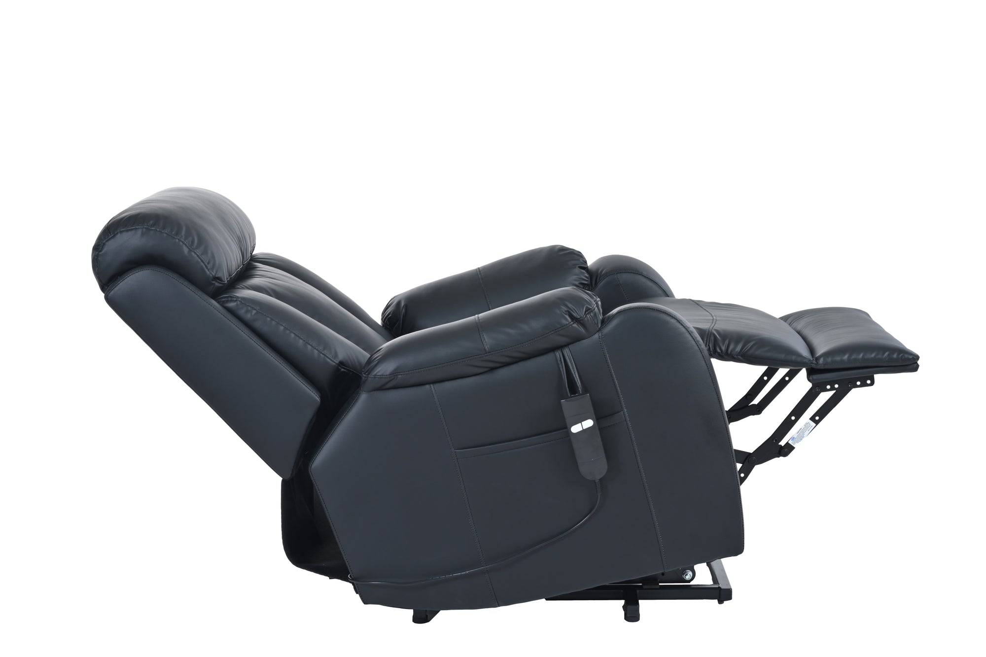 Black Electric Power Lift Recliner Chair With Remote Control