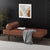 Contemporary Chaise Lounge with Bolster Pillow and Wood Legs