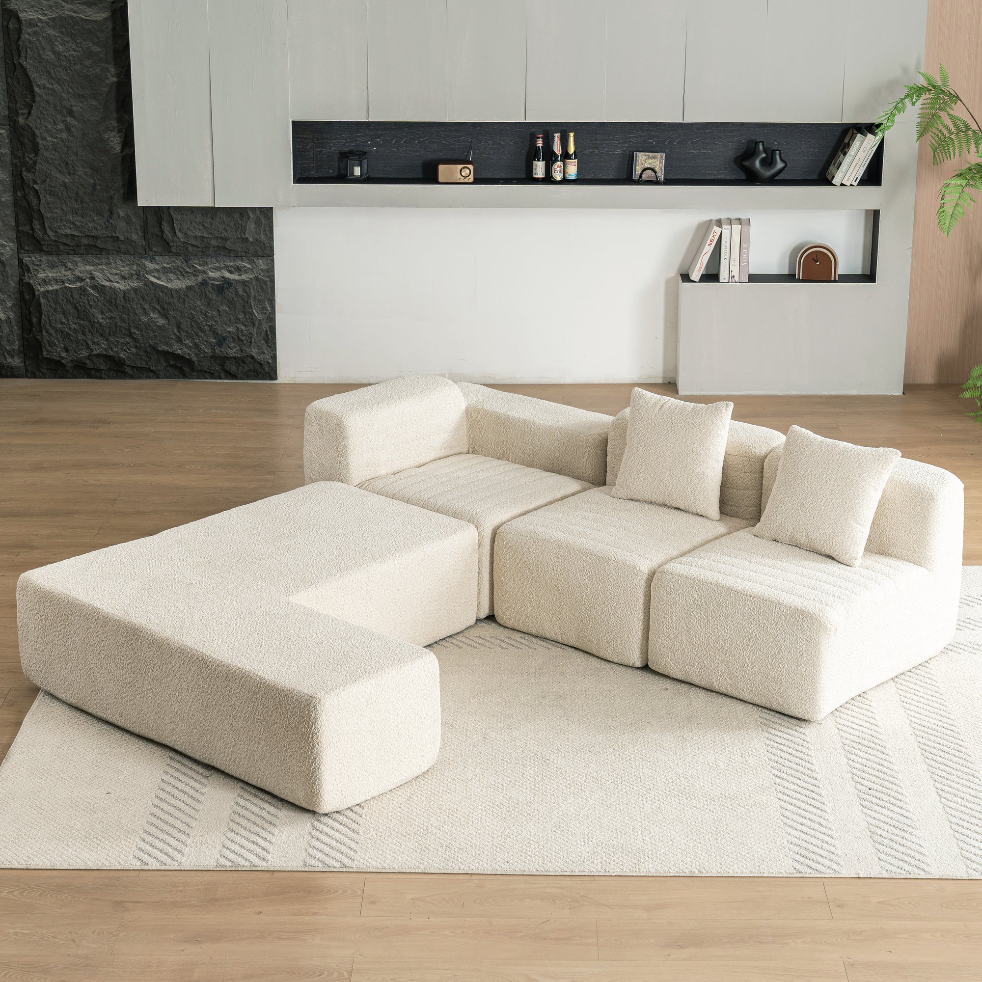 Chamonix Modular Sectional Sofa in Beige