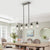 Brushed Nickel 5-Light Chandelier