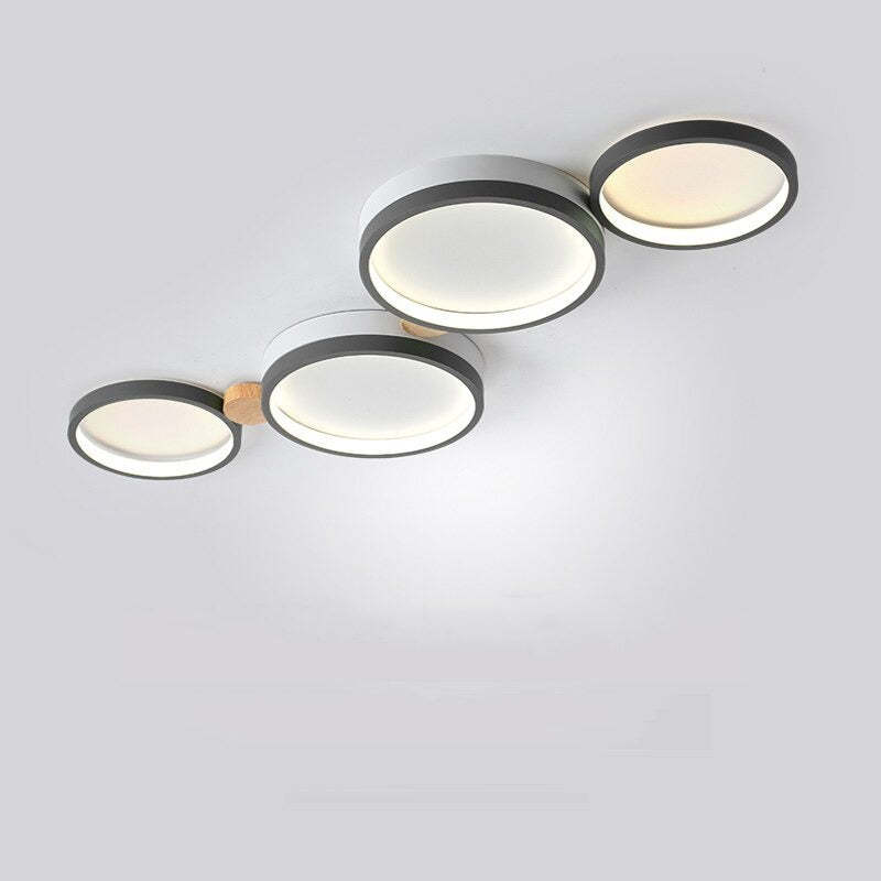 Contemporary Round Flush Mount Ceiling Light