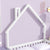 White Full House-Shaped Headboard Toddler Floor Bed with Fence