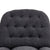 Black Upholstered Push-Back Recliner with Glider & Swivel