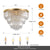 Gold Luxury Modern Style Crystal Chandelier