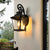 Retro Large Outdoor Wall Sconce Lights with Clear Glass