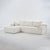 Dakar 4-Seat Minimalist Modular Sofa in White