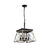 15.7-Inch Oak Farmhouse Pendant Light