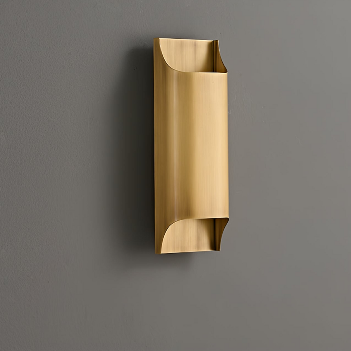 Circular Brass Nordic Inspired Wall Sconce