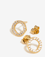 Load image into Gallery viewer, Anuka Eternal Halo Stud Earrings
