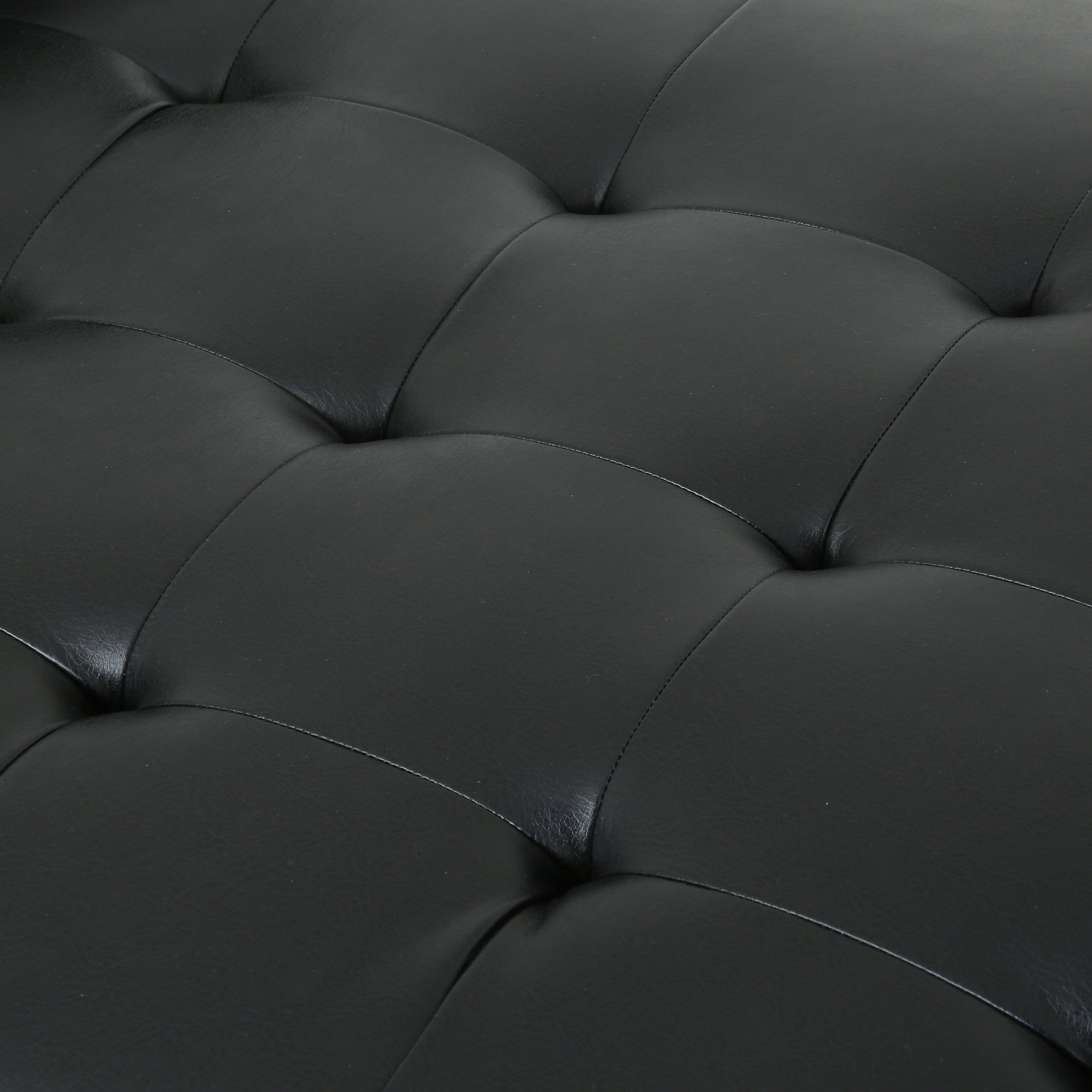 Contemporary Chaise Lounge with Button Tufting and Bolster Pillow