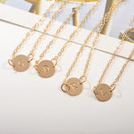 Load image into Gallery viewer, Dainty Chain Letter Initial Charm Bracelet
