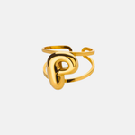 Load image into Gallery viewer, Puffy Letter Ring
