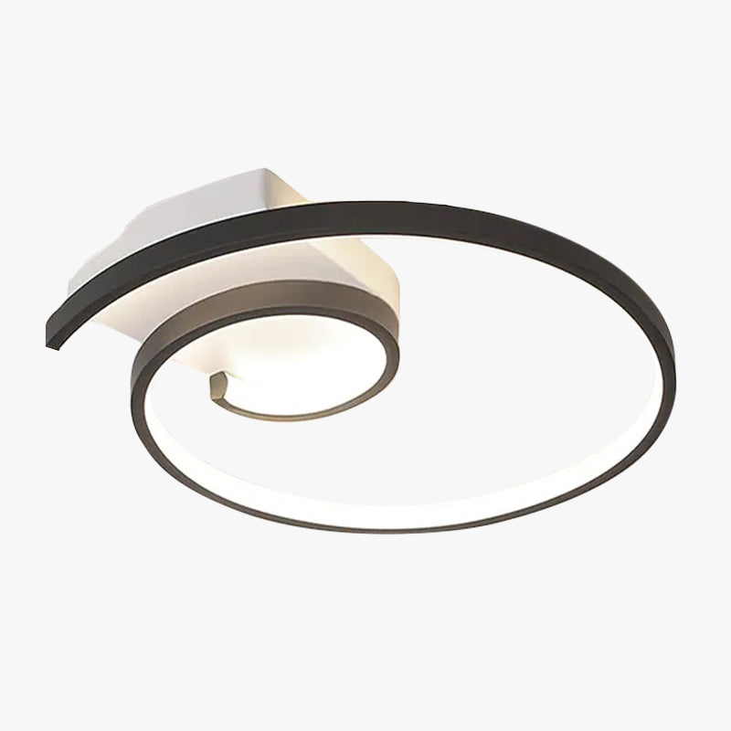 Spiral Metal Ceiling Light - Dimmable Indoor Fixture