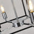 Aestin's Rustic Farmhouse Chrome Pendant Chandelier