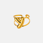 Load image into Gallery viewer, Puffy Letter Ring
