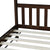 Espresso Twin Rubber Wood House Bed with Headboard and Footboard