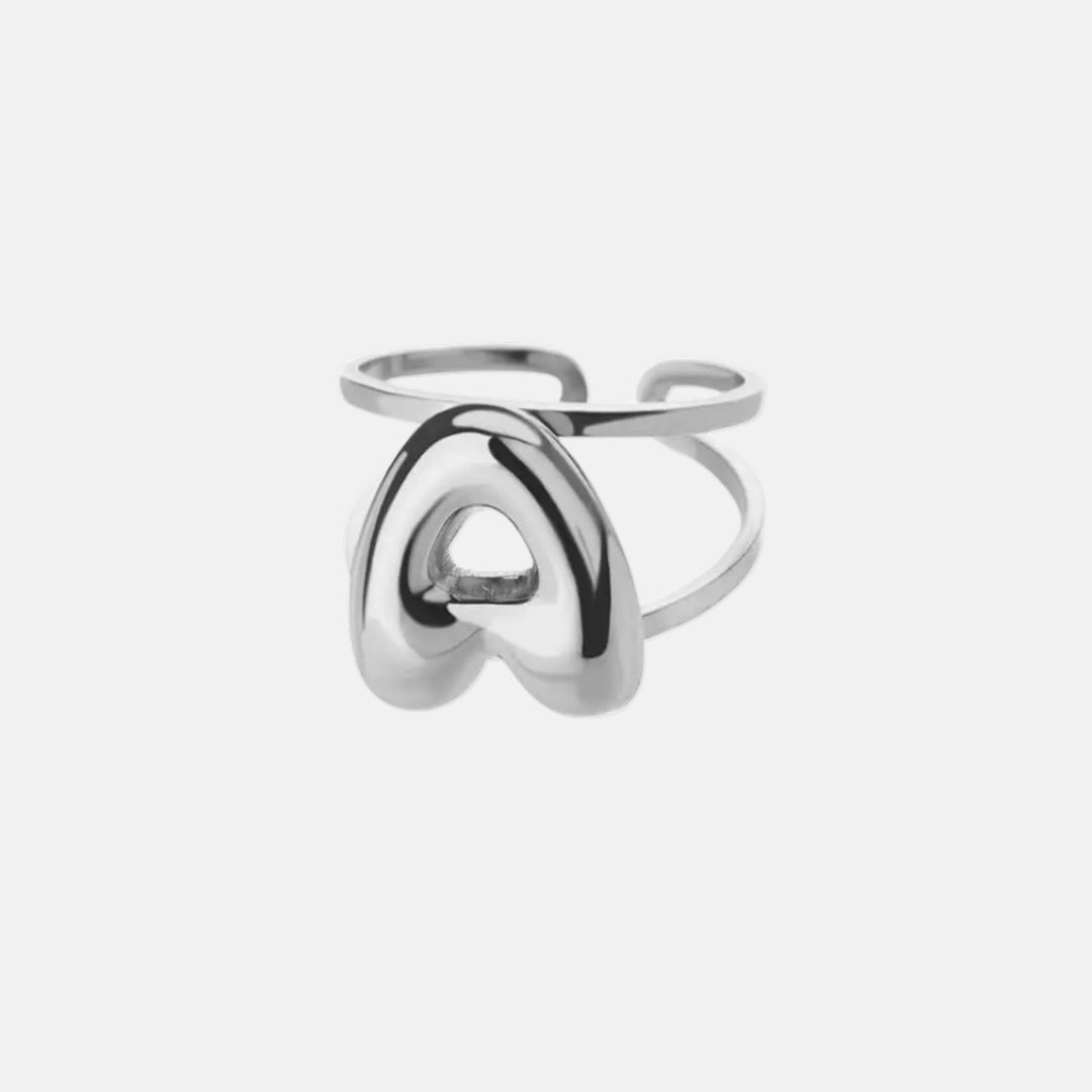 Puffy Letter Ring