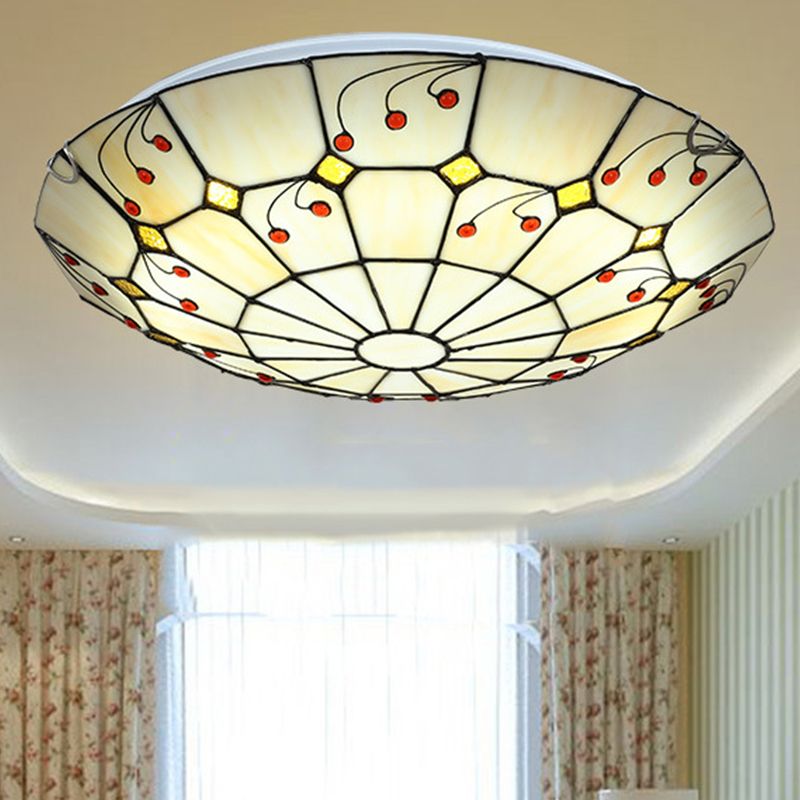 Modern White Flush Mount Ceiling Light