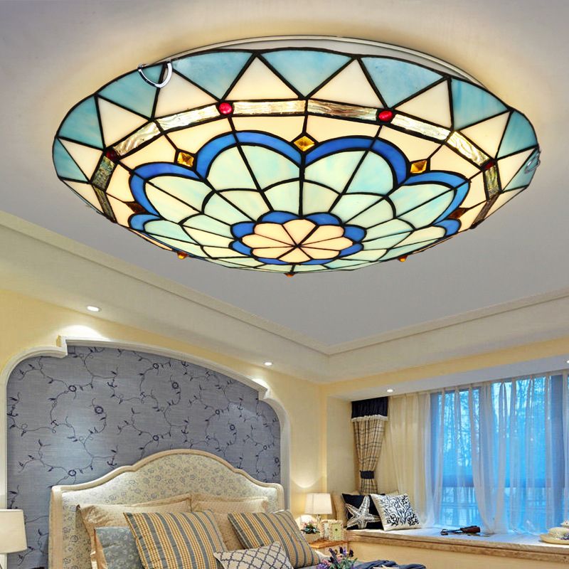 Colourful Flush Mount Ceiling Light for Bedroom and Living Room