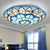 Colourful Flush Mount Ceiling Light for Bedroom and Living Room