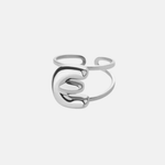 Load image into Gallery viewer, Puffy Letter Ring
