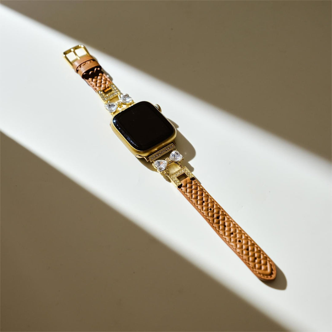 Luxury Leather Apple Watch Bands for Women