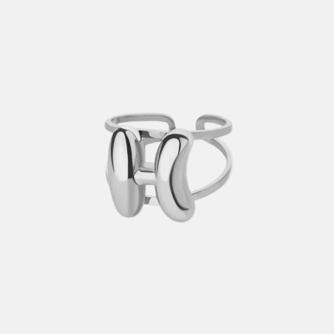 Puffy Letter Ring