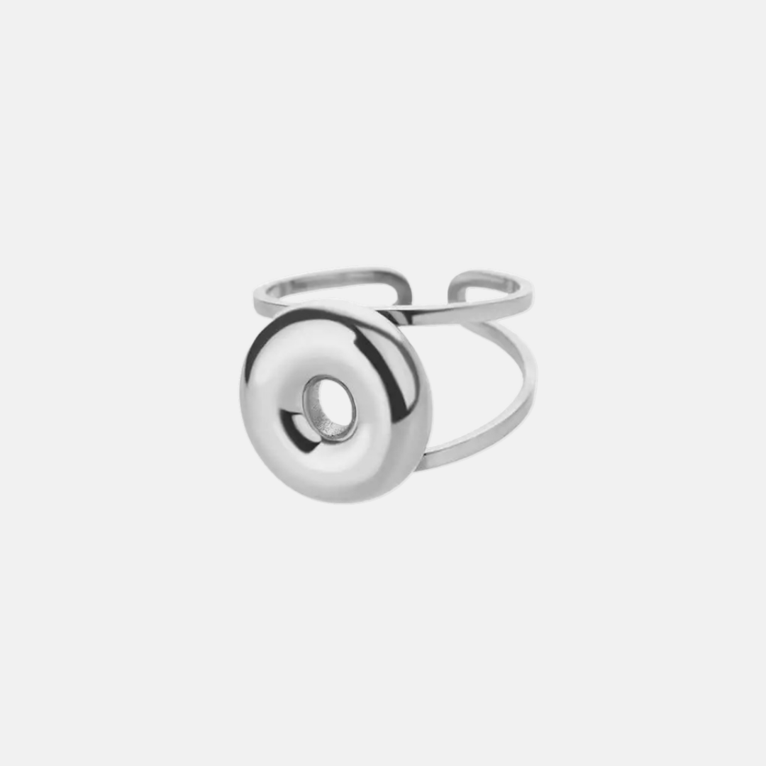 Puffy Letter Ring