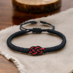 Load image into Gallery viewer, Minimal Red Thread Of Fate Couples Bracelet
