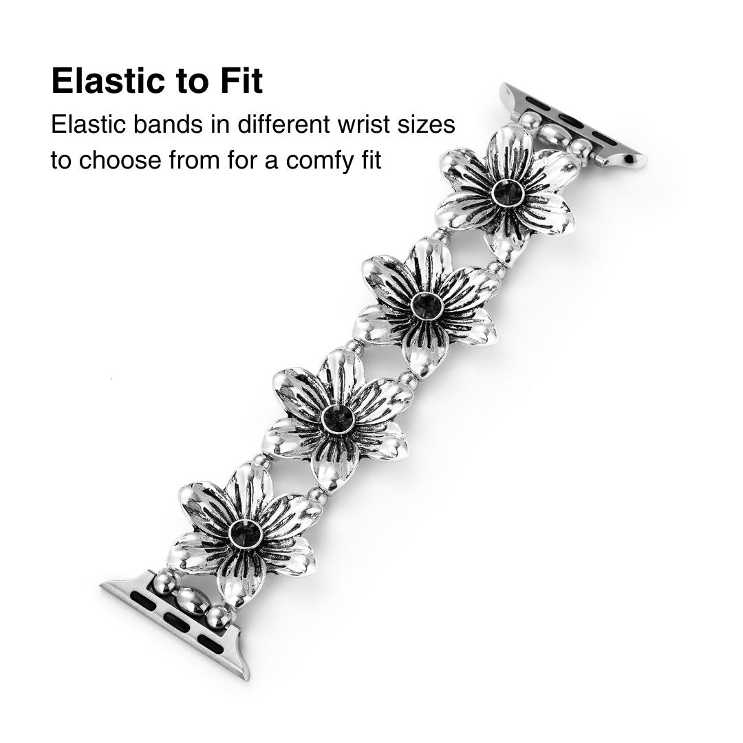 Bold Floral Apple Watch Bands for Women