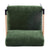 Minimalist Metal Frame Accent Chair With Plush Green Cushions