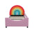 Twin Rainbow Velvet Enclosed Bed