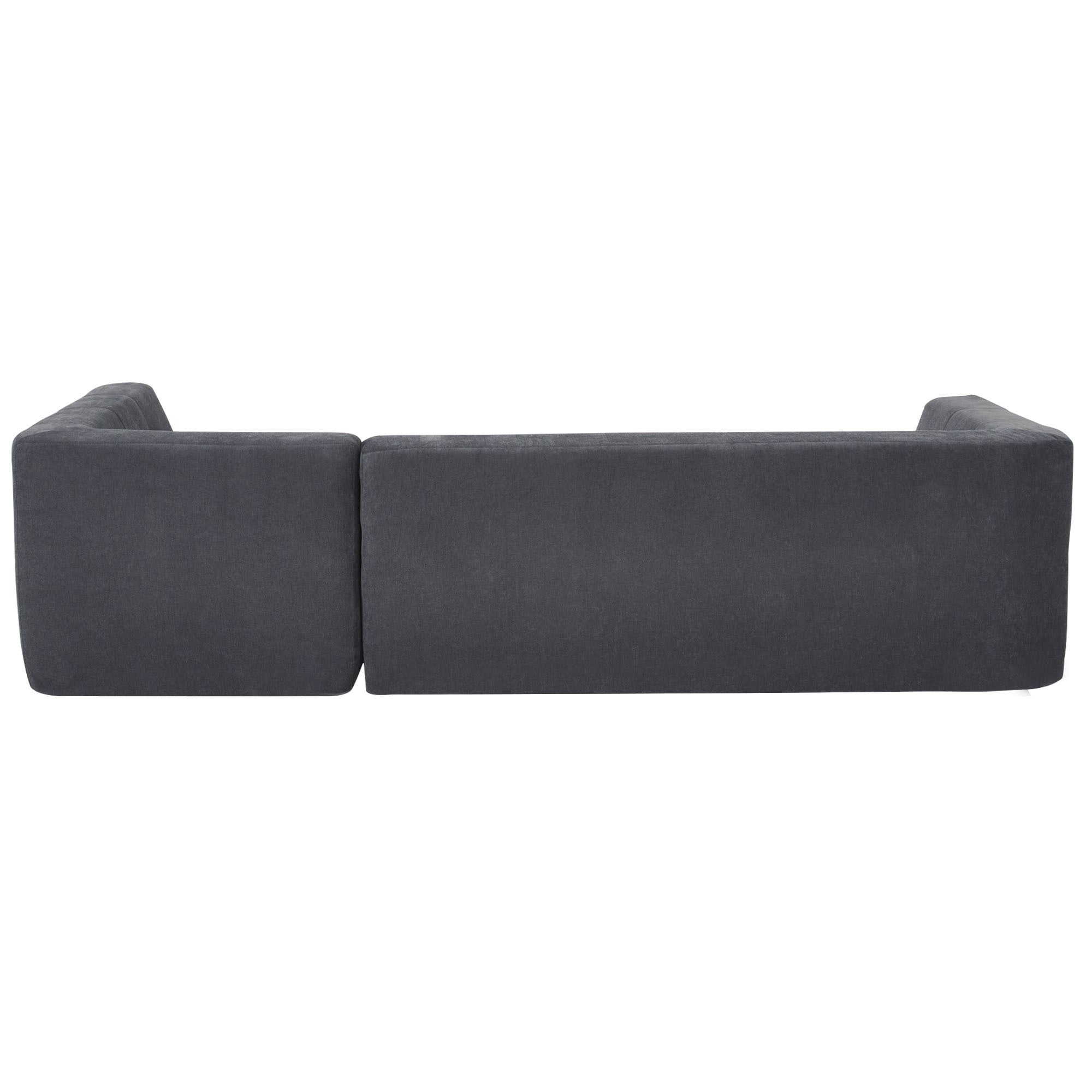 Mombasa 3-Seat Compressed Sofa in Dark Grey