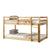 Solid Wood Twin Over Twin Loft Bed in Natural Finish