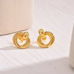 Load image into Gallery viewer, 14k Dainty Dual Hoop Earrings
