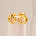 Load image into Gallery viewer, 14k Dainty Dual Hoop Earrings
