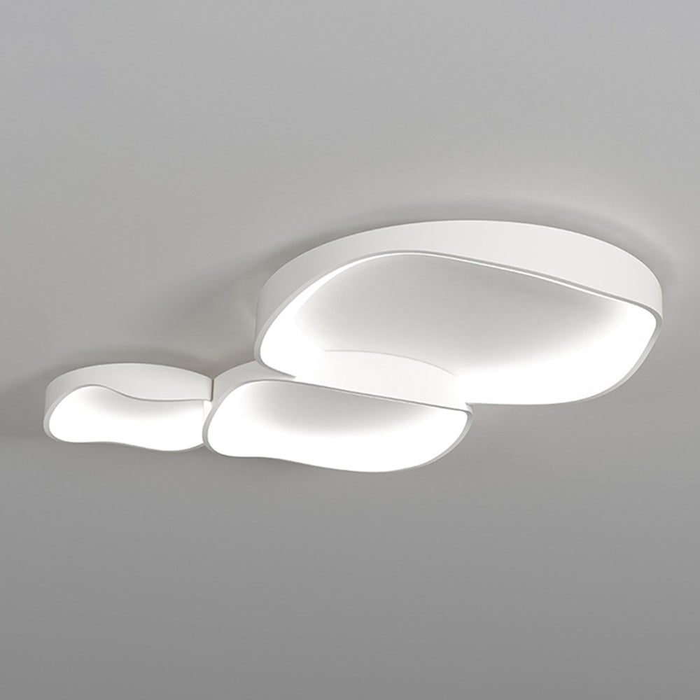 Contemporary Wave Flush Mount Ceiling Light