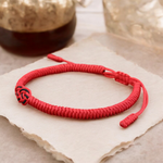Load image into Gallery viewer, Minimal Red Thread Of Fate Couples Bracelet
