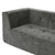 Mombasa 3-Seat Chenille Sofa in Gray